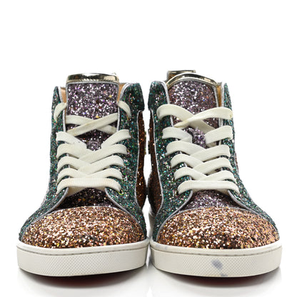 Christian Louboutin Bip Bip Glitter Womens Orlato Flat Sneakers 38 Multicolor 2 of 11