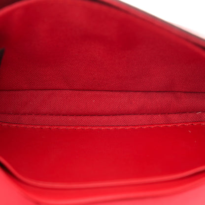 Fendi Shiny Nappa Micro Baguette Rosso 4 of 12