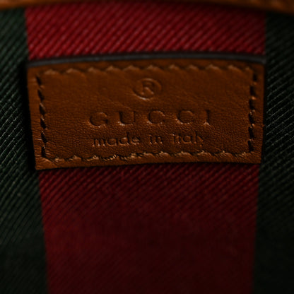 Gucci GG Icon Monogram Padlock Shoulder Bag Beige Dark Brown 6 of 15
