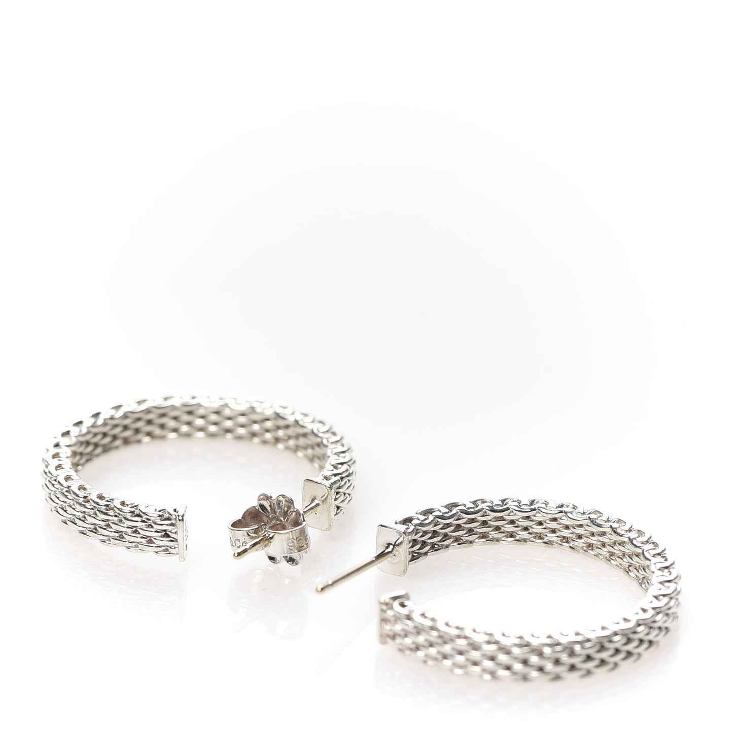 Sterling Silver Narrow Somerset Hoop Earrings