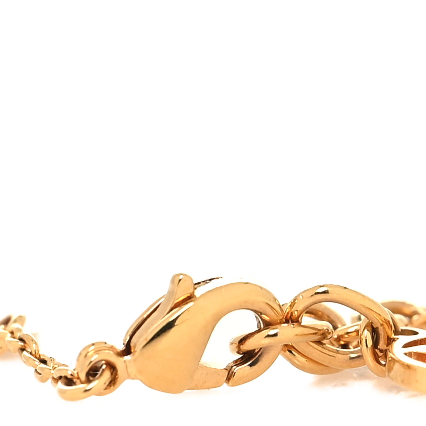 Metal Louisette Charm Bracelet Gold