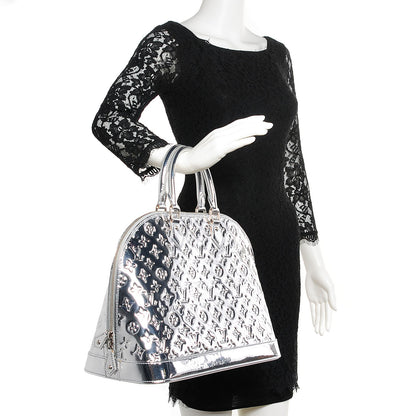 Louis Vuitton Monogram Miroir Alma MM Silver 4 of 7