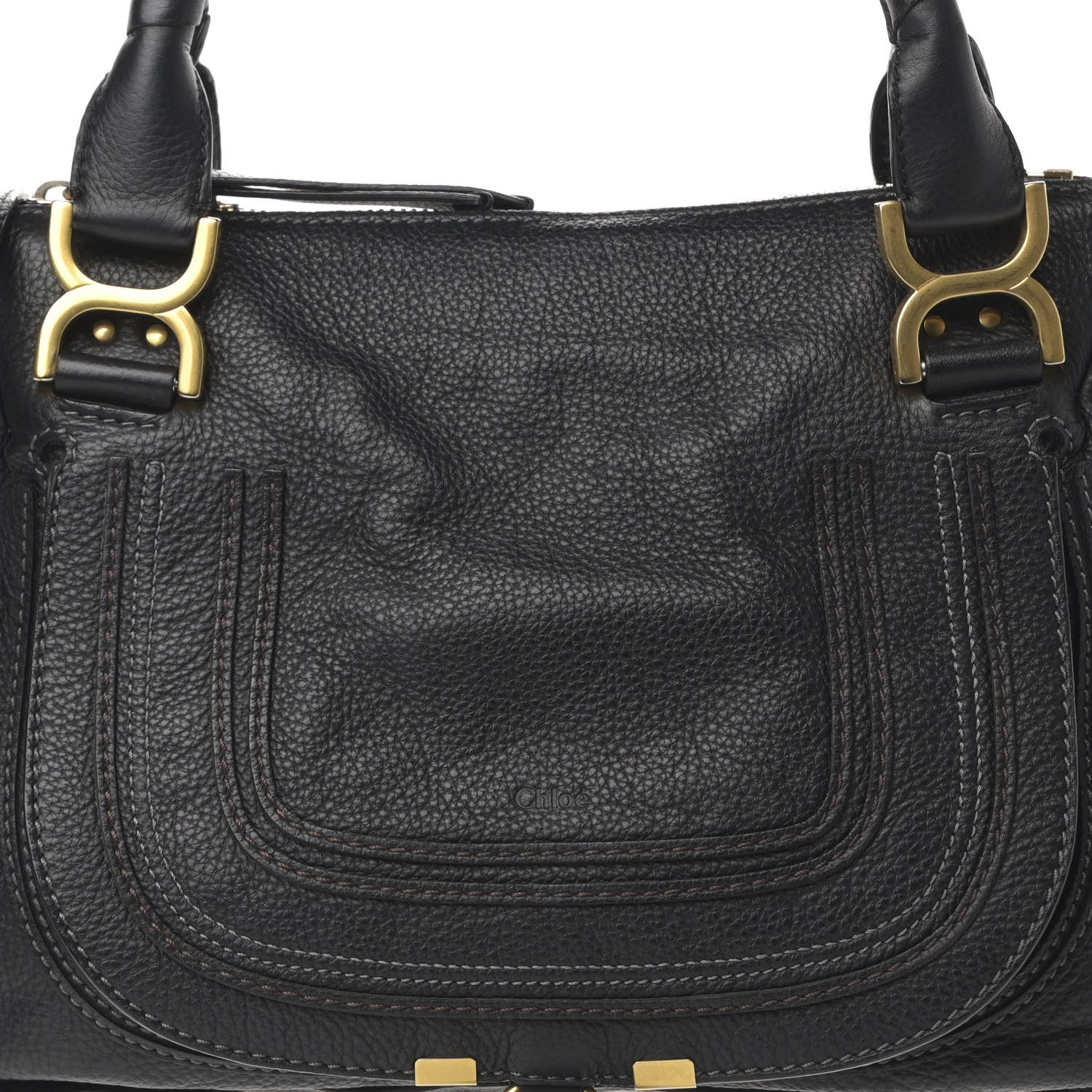 Chloe Calfskin Medium Marcie Satchel Black 8 of 15