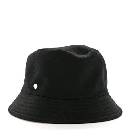 Hermes Cashmere Calvi Bucket Hat 58 Black 3 of 8
