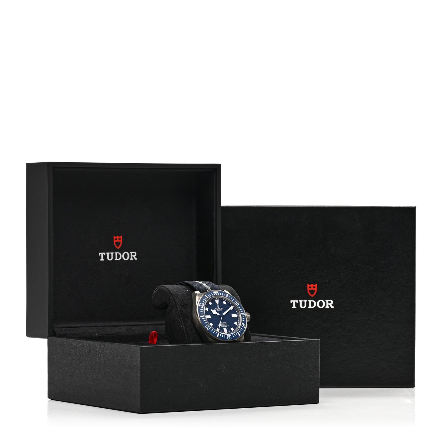 Titanium Fabric 42mm Pelagos Automatic Watch Blue 25707B