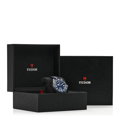 TUDOR Titanium Fabric 42mm Pelagos Automatic Watch Blue 25707B 5 of 5