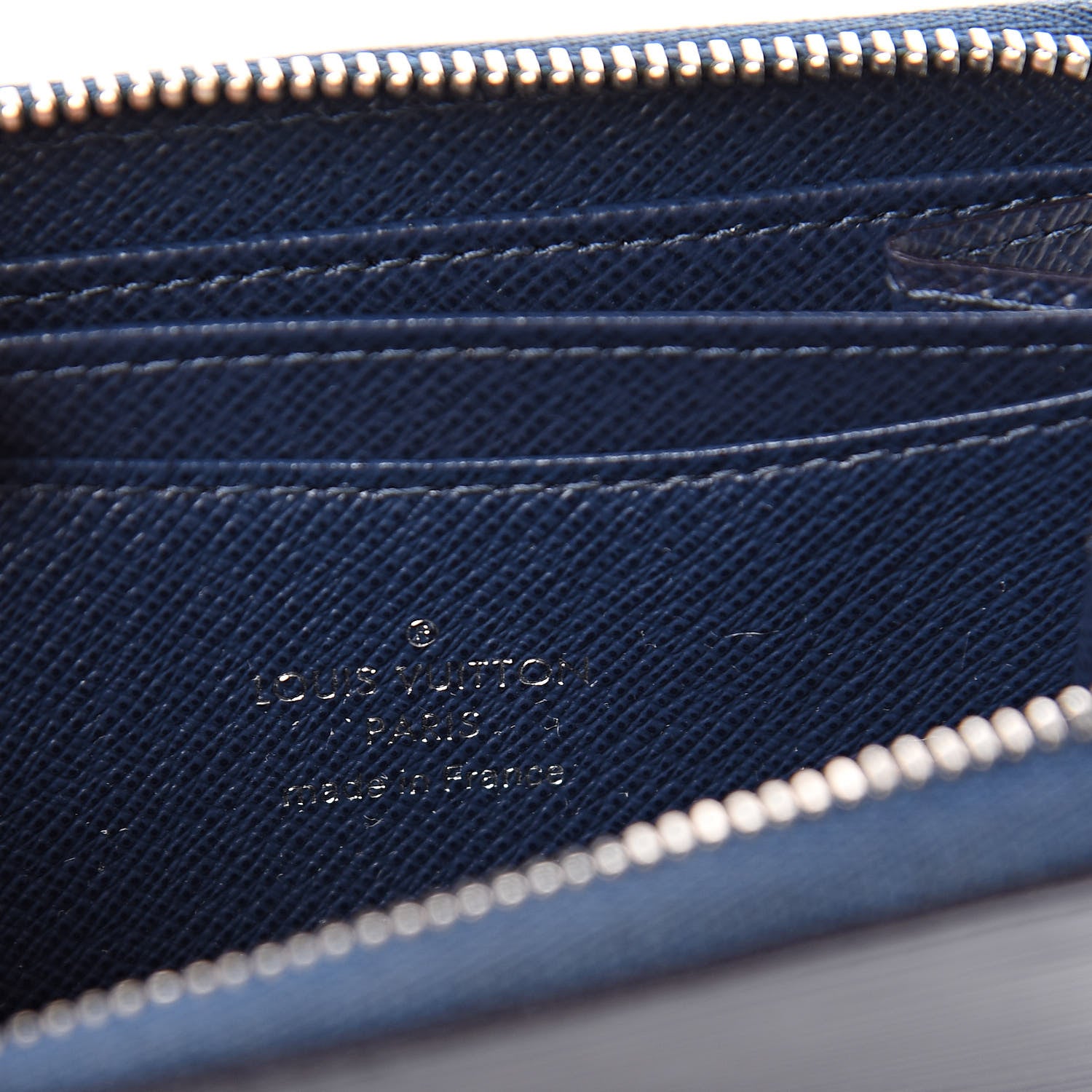 Louis Vuitton Epi Zippy Coin Purse Indigo 6 of 8