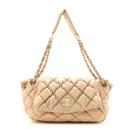 Chanel Lambskin Bubble Quilt Accordion Flap Beige 1 of 10