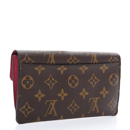 Louis Vuitton Monogram Jeanne Wallet Fuchsia 3 of 8