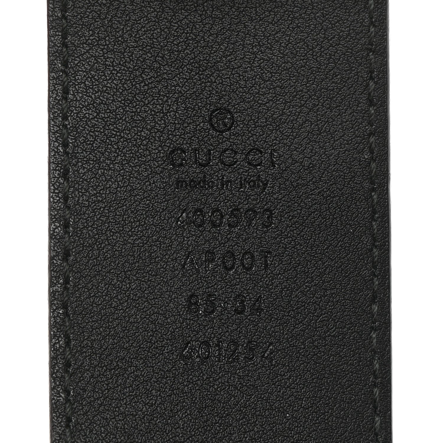 Gucci Calfskin Double G 40mm Belt 85 34 Black 5 of 7
