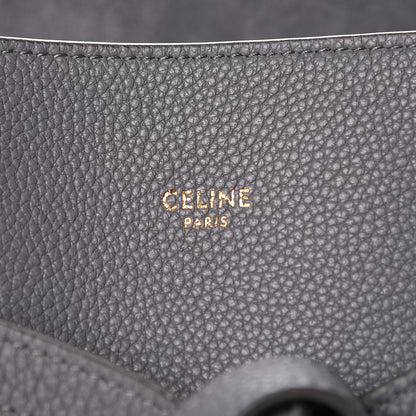 Celine Soft Grained Calfskin Small Belt Cabas Phantom Medium Grey 6 of 11