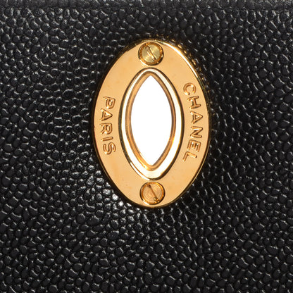 Chanel Caviar Vertical Quilt Camera Bag Black 9 of 9