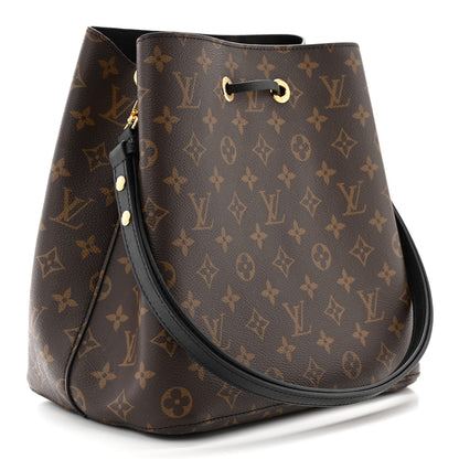 Louis Vuitton Monogram Neonoe MM Black 3 of 10