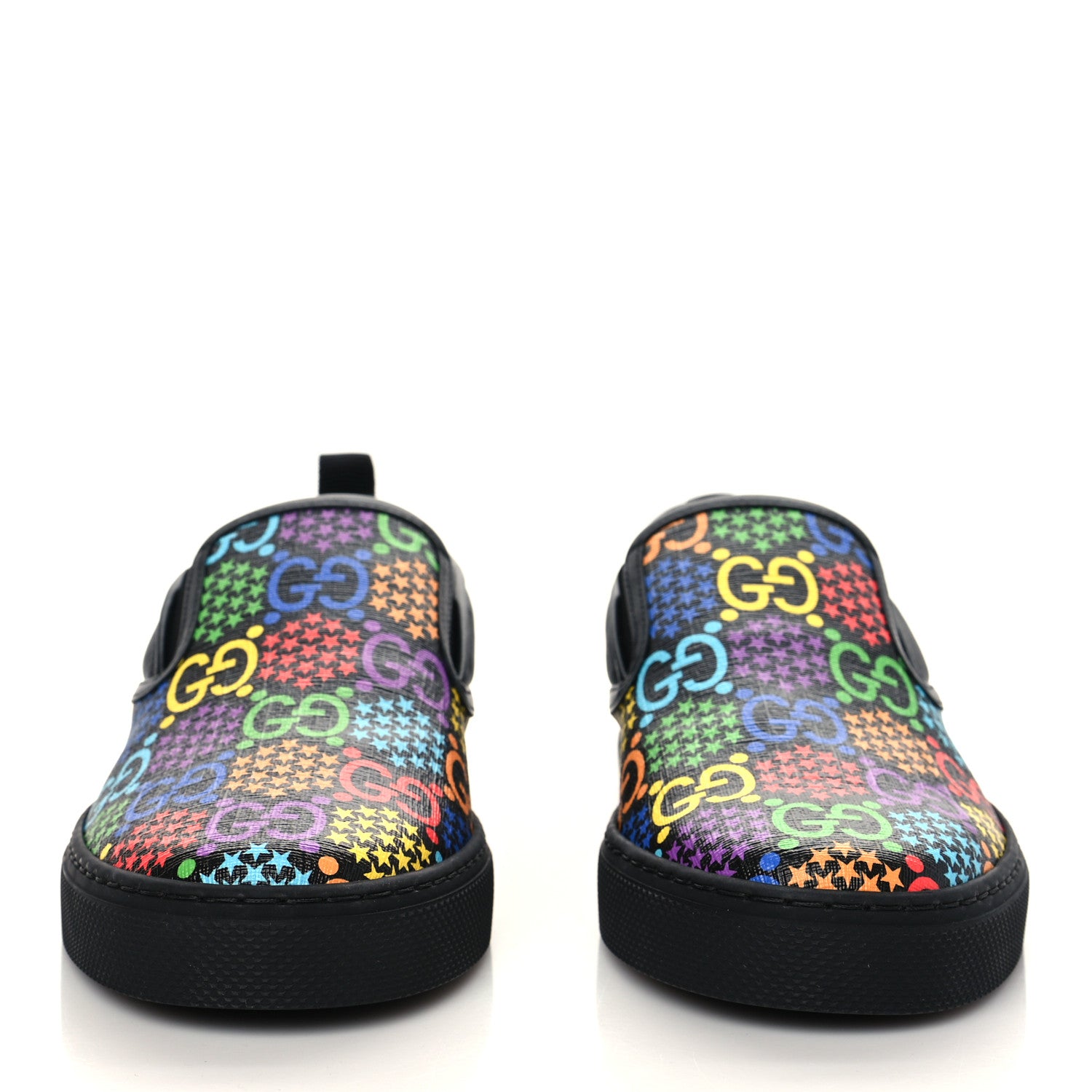 Gucci GG Supreme Monogram Psychedelic Mens Sneakers 6 Black Multicolor 3 of 8