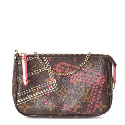 Louis Vuitton Monogram 2014 Christmas Animation Mini Pochette Accessories 1 of 9