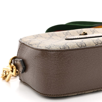 Gucci GG Supreme Monogram Web Neo Vintage Shoulder Bag Beige New Acero Crop 8 of 9
