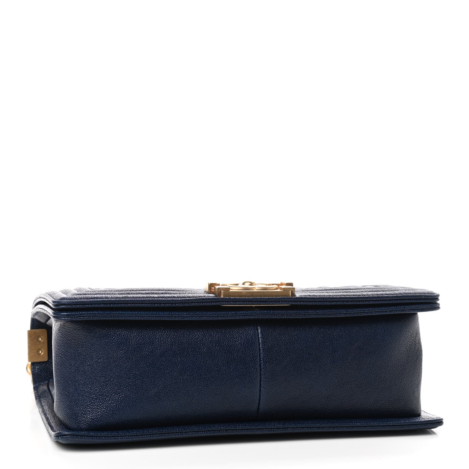 Chanel Caviar Quilted Medium Boy Flap Navy 3 of 8