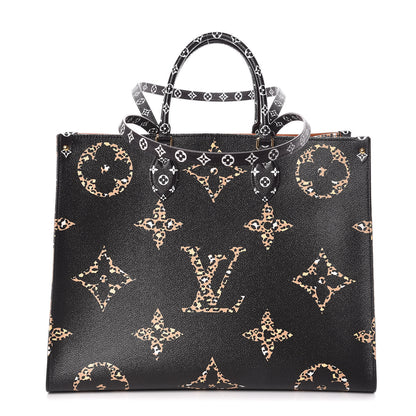 Louis Vuitton Monogram Giant Jungle Onthego GM Black 1 of 10