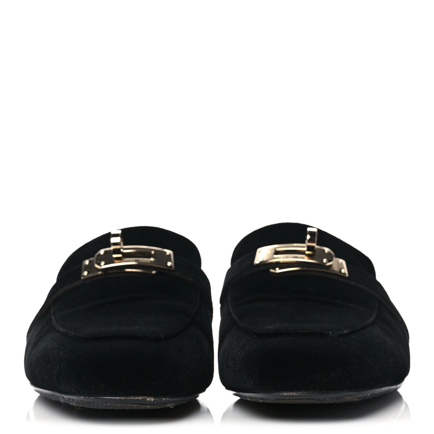 Velvet Goatskin Oz Mules 36 Black
