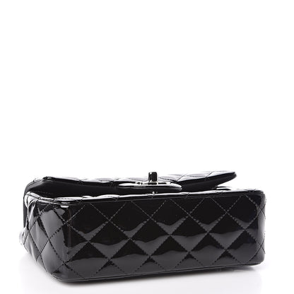 Chanel Patent Calfskin Quilted Mini Rectangular Flap Black 4 of 11