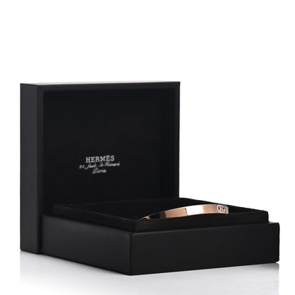 Hermes 18K Rose Gold Diamond PM H D'Ancre Bracelet SH 5 of 5