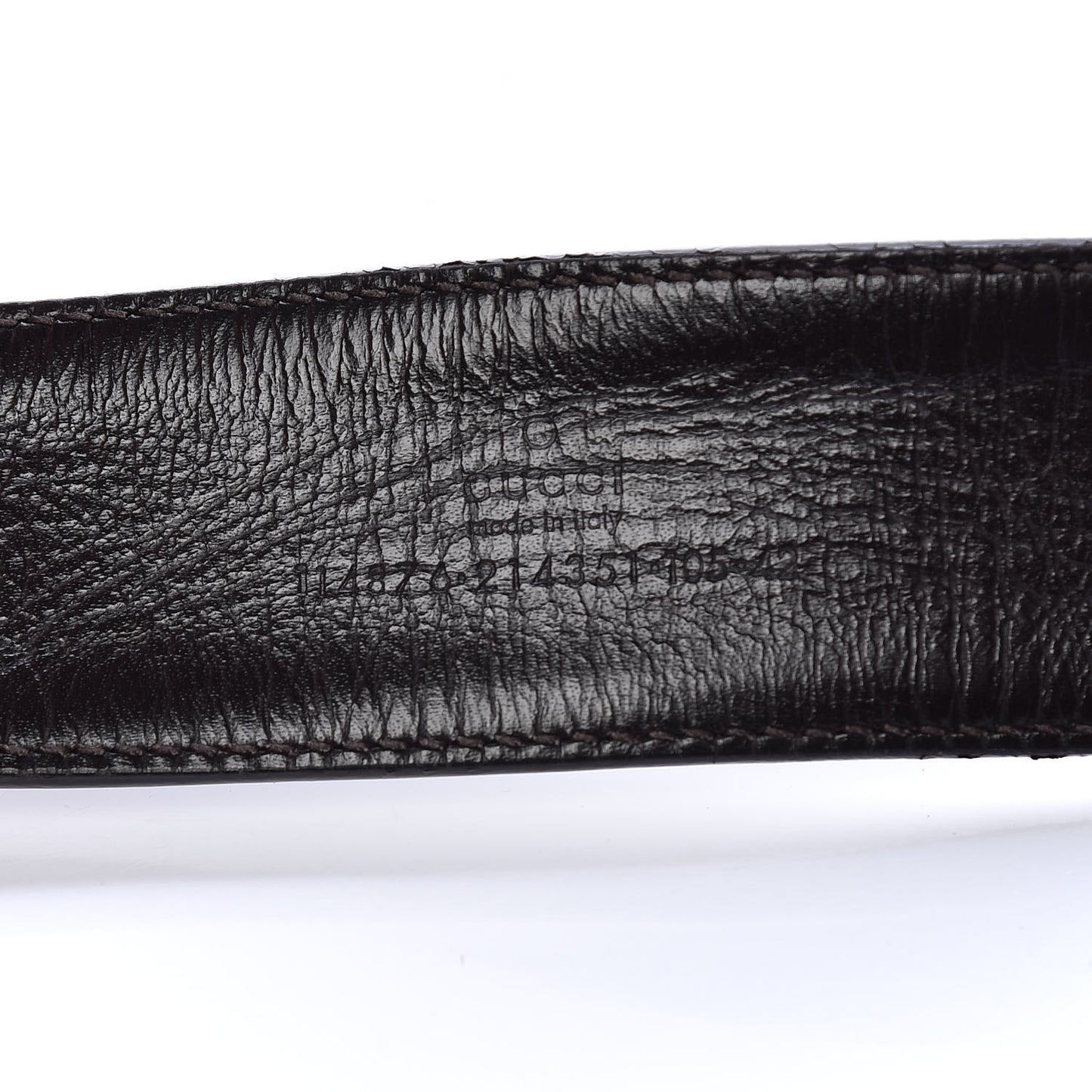 Monogram Interlocking G Belt 105 42 Brown