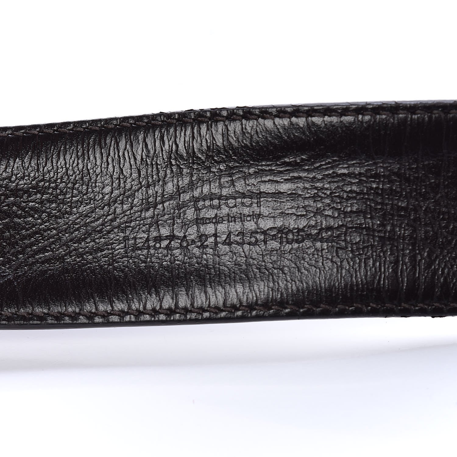 Gucci Monogram Interlocking G Belt 105 42 Brown 4 of 14