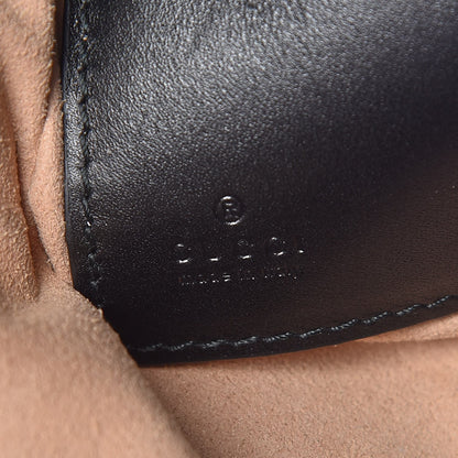 Gucci Calfskin Matelasse Mini GG Marmont Chain Bag Black 6 of 7