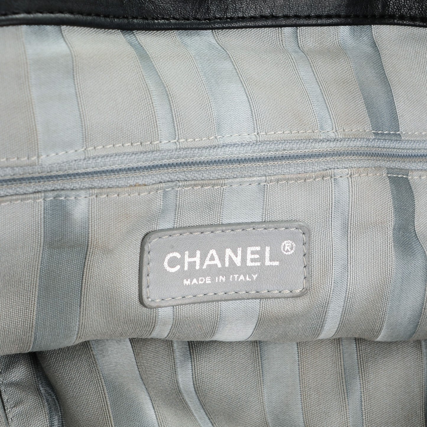 Lambskin CC Disc Tote Black