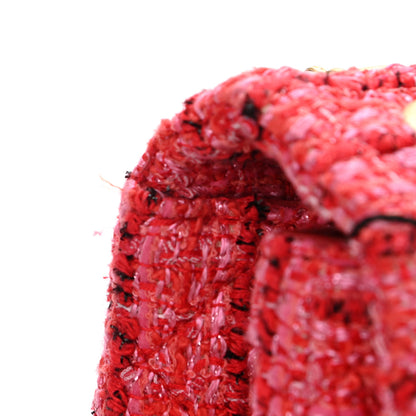Chanel Tweed Quilted Mini 2.55 Reissue Flap Red Ecru Black 13 of 13