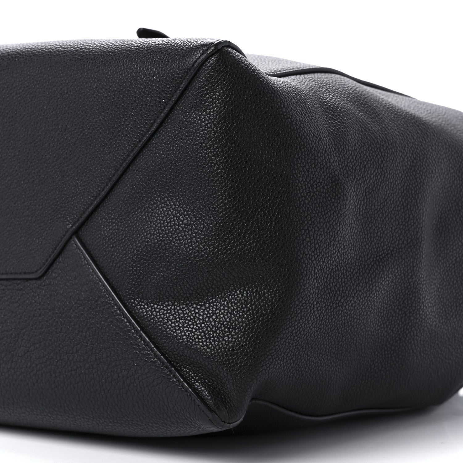 Celine Soft Grained Calfskin Small Belt Cabas Phantom Black 10 of 10