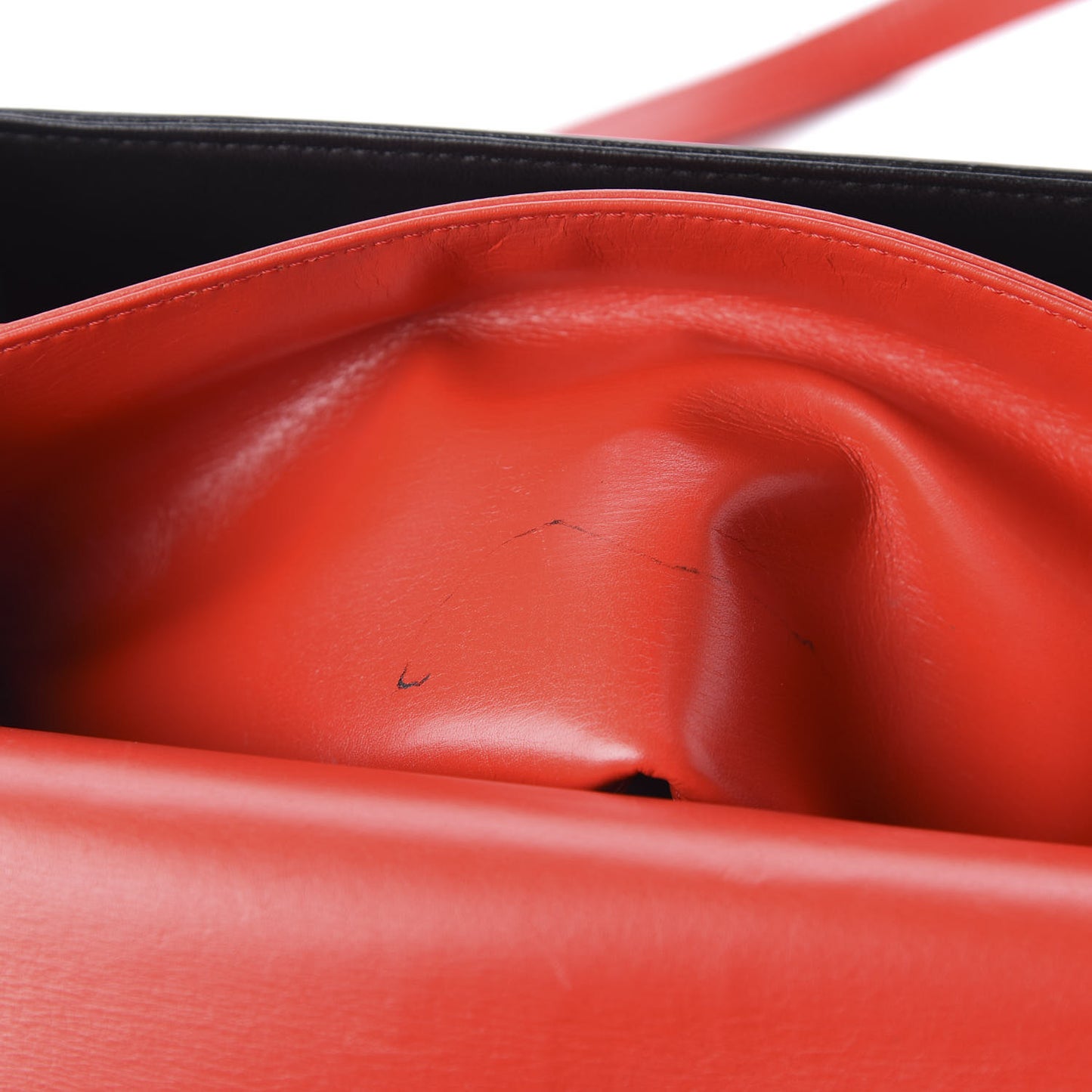 Calfskin Medium Barcelona Shoulder Bag Red