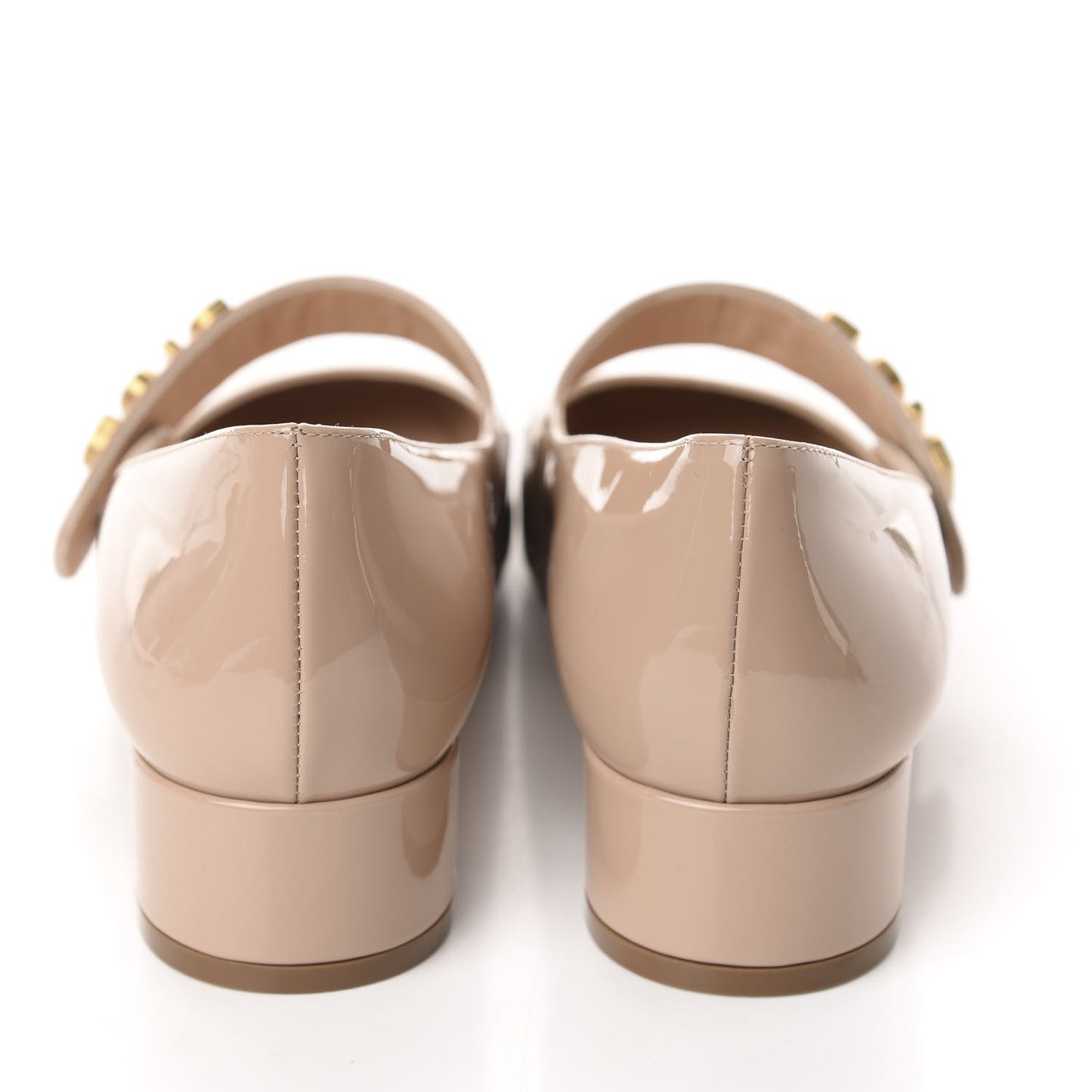 Patent Baby-D Ballet Pumps 38.5 Nude