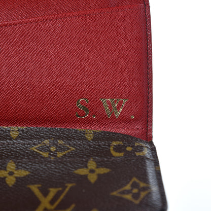 Louis Vuitton Monogram Josephine Wallet Red 7 of 11