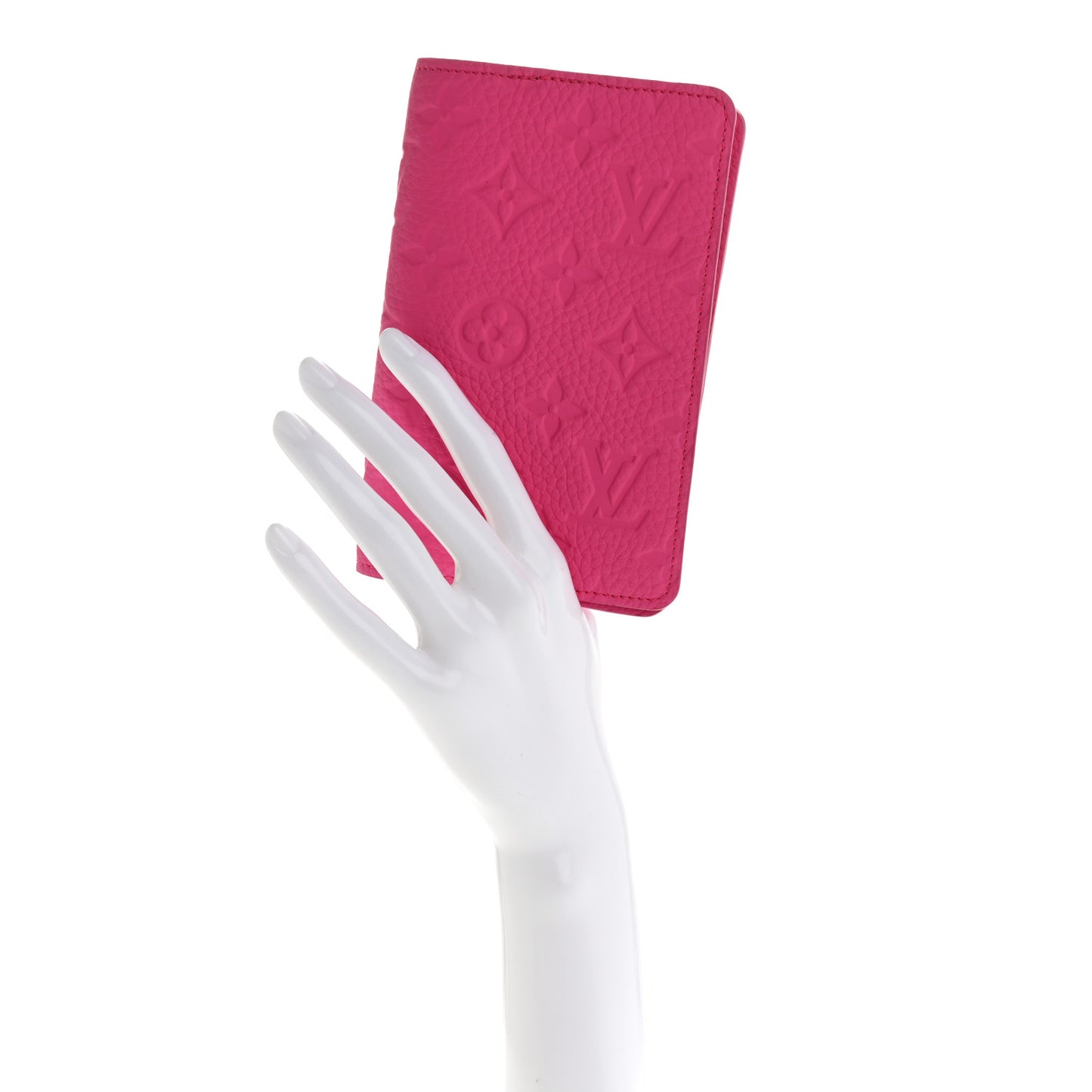 Taurillon Monogram Emily Notebook Cover PM Pink