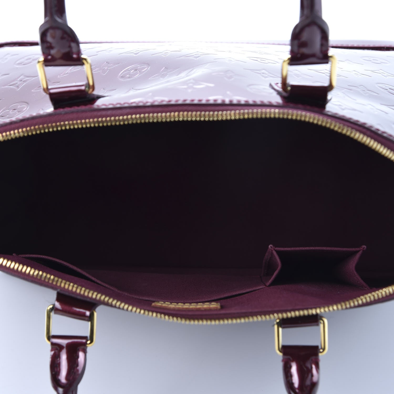 Louis Vuitton Vernis Alma GM Rouge Fauviste 4 of 9