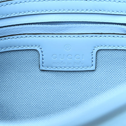 Gucci Rubber Effect Monogram GG Crossbody Bag Bright Blue 6 of 10