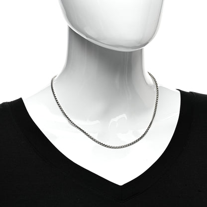 David Yurman Sterling Silver 14K Yellow Gold 2.7mm Small Box Chain Necklace 18" 2 of 4