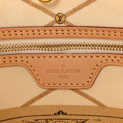 Louis Vuitton Damier Azur Summer Trunks Neo Neverfull MM 7 of 11