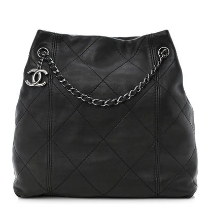 Chanel Lambskin Quilted Small Soft Touch Shoulder Bag Black 1 of 11