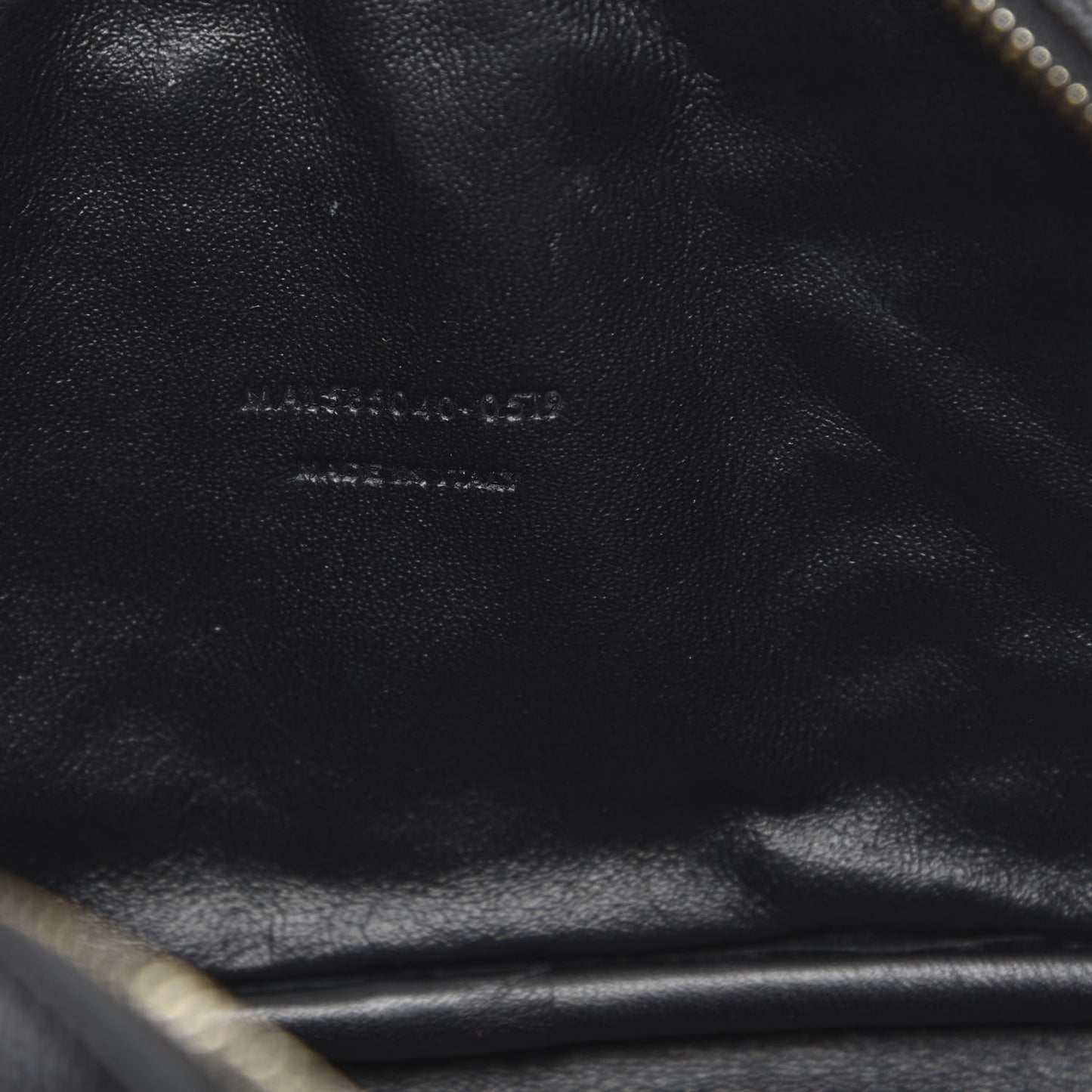 Grain De Poudre Matelasse Monogram Mini Lou Camera Bag Black
