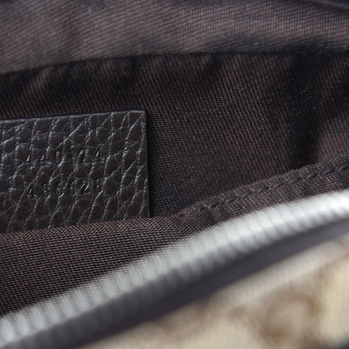 Monogram Belt Bag Dark Brown