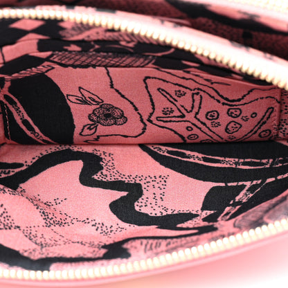 Chanel Calfskin Camellia Small Clutch With Chain Pink 7 of 13