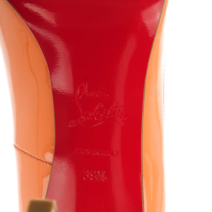 Christian Louboutin Patent Pigalle 100 Pumps 39.5 Mango 6 of 8