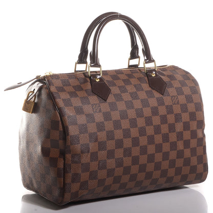 Louis Vuitton Damier Ebene Speedy 30 4 of 8