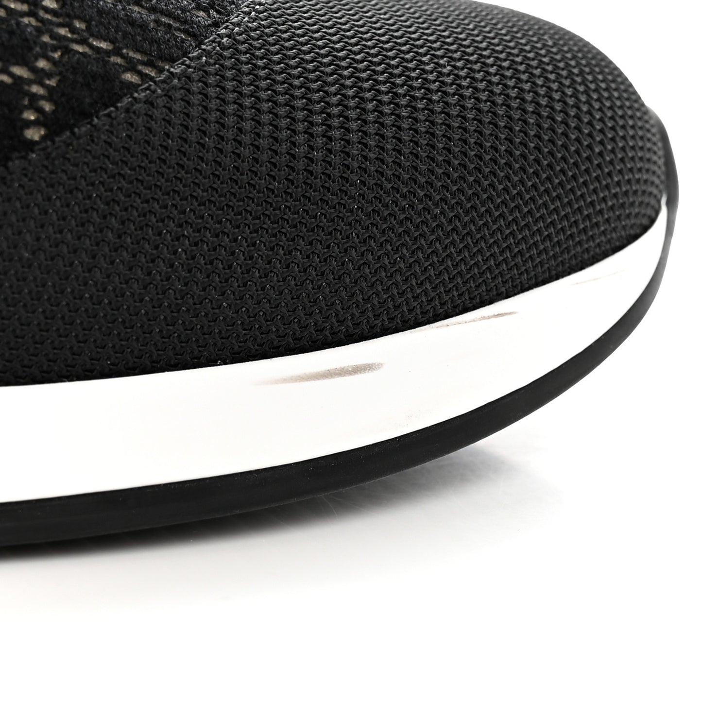 X SARAH COLEMAN Mesh FF Vertigo Runner Slip On Sneakers 36.5 Black