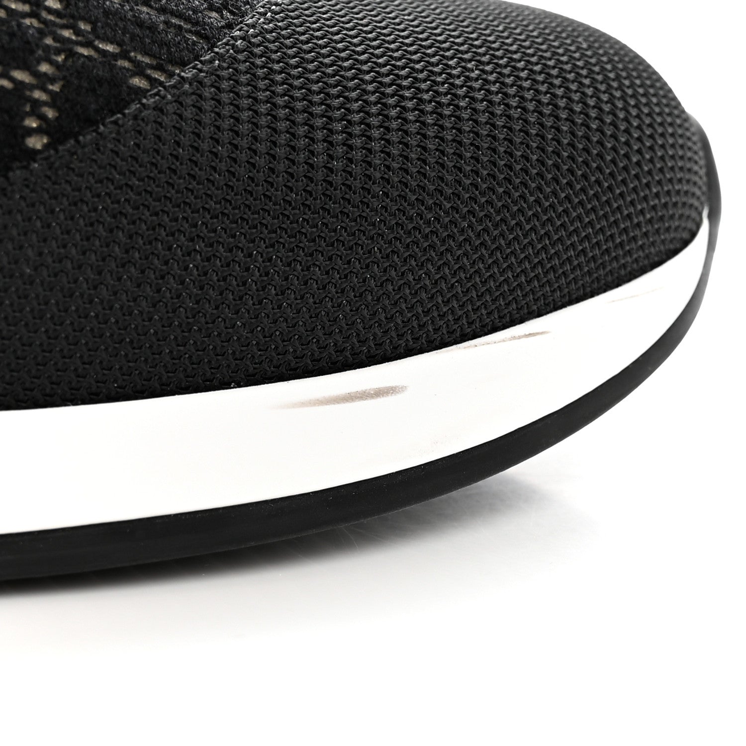 Fendi X SARAH COLEMAN Mesh FF Vertigo Runner Slip On Sneakers 36.5 Black 11 of 13