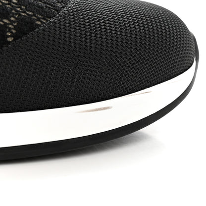 Fendi X SARAH COLEMAN Mesh FF Vertigo Runner Slip On Sneakers 36.5 Black 11 of 13