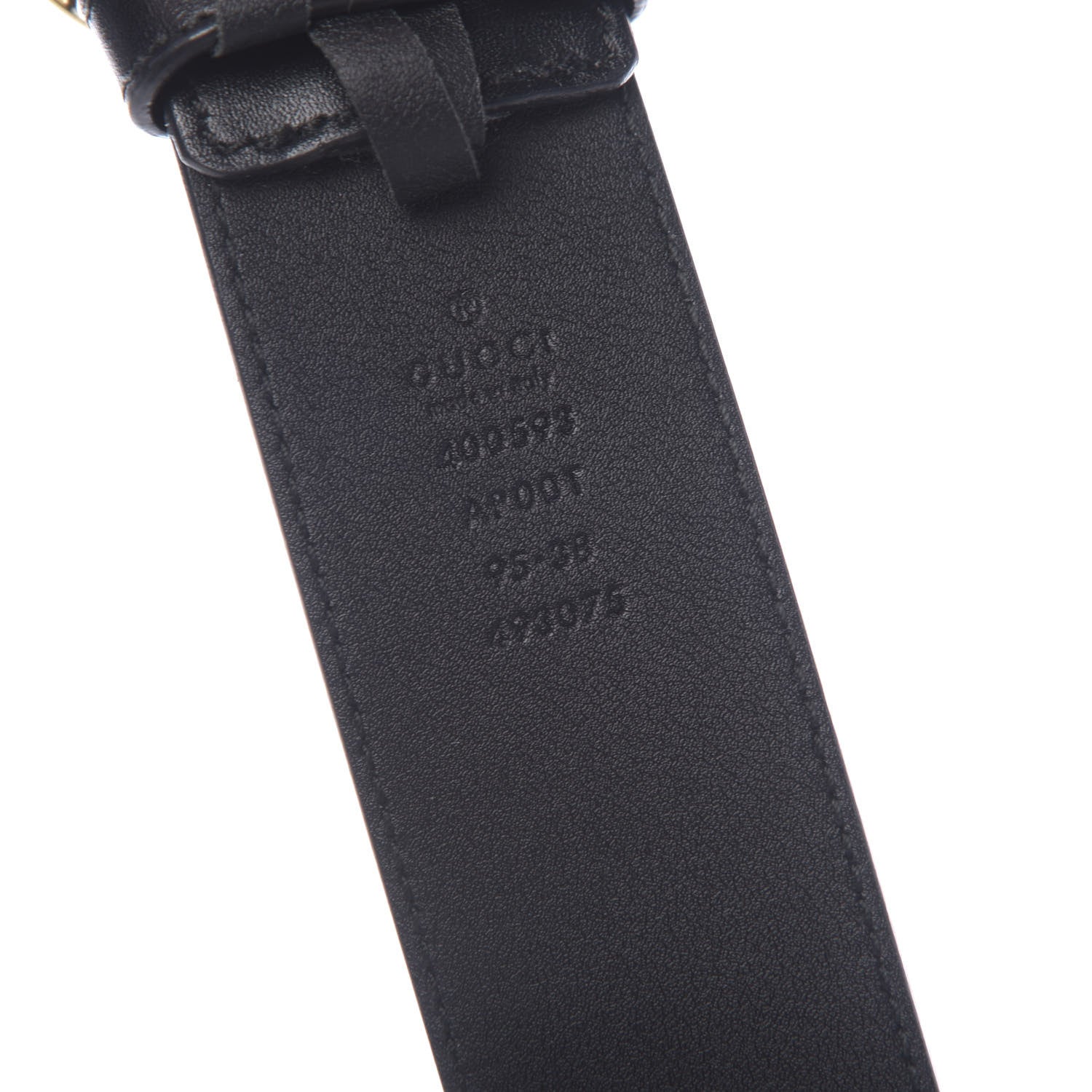 Gucci Calfskin Double G 40mm Belt 95 38 Black 6 of 8