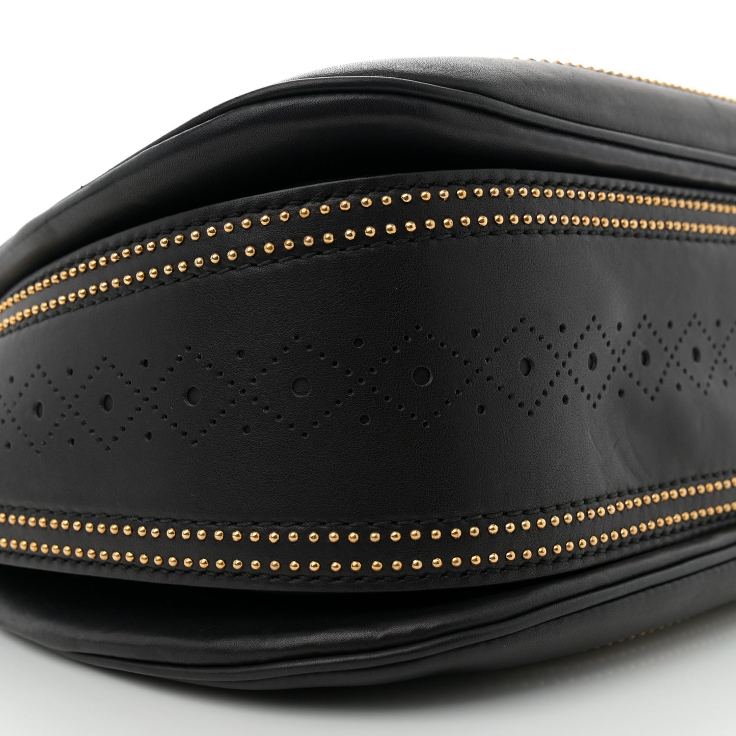 Calfskin New Bamboo Large Top Handle Bag Black